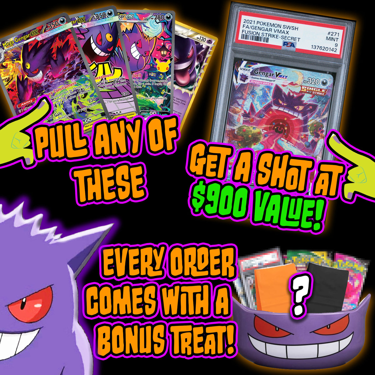 ASCENDED HEROES 5 PACK - GENGAR GHOST HAUNT