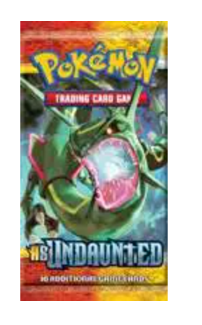 HeartGold SoulSilver Undaunted Booster Pack - Box Fresh