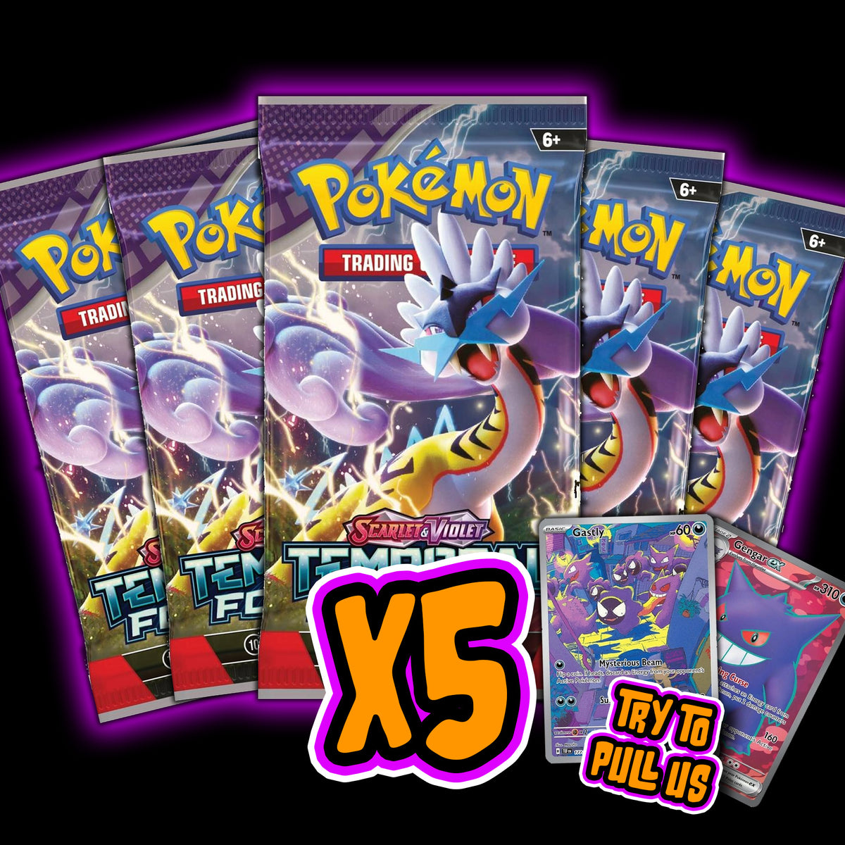 TEMPORAL FORCES 5 PACK - GENGAR GHOST HAUNT