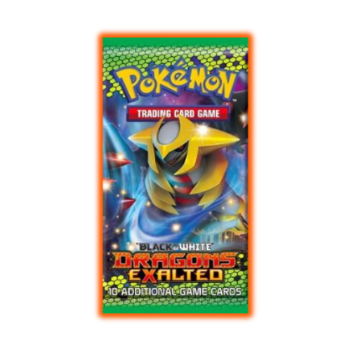 Dragon's Exalted Black & White Booster Pack (Box Fresh)