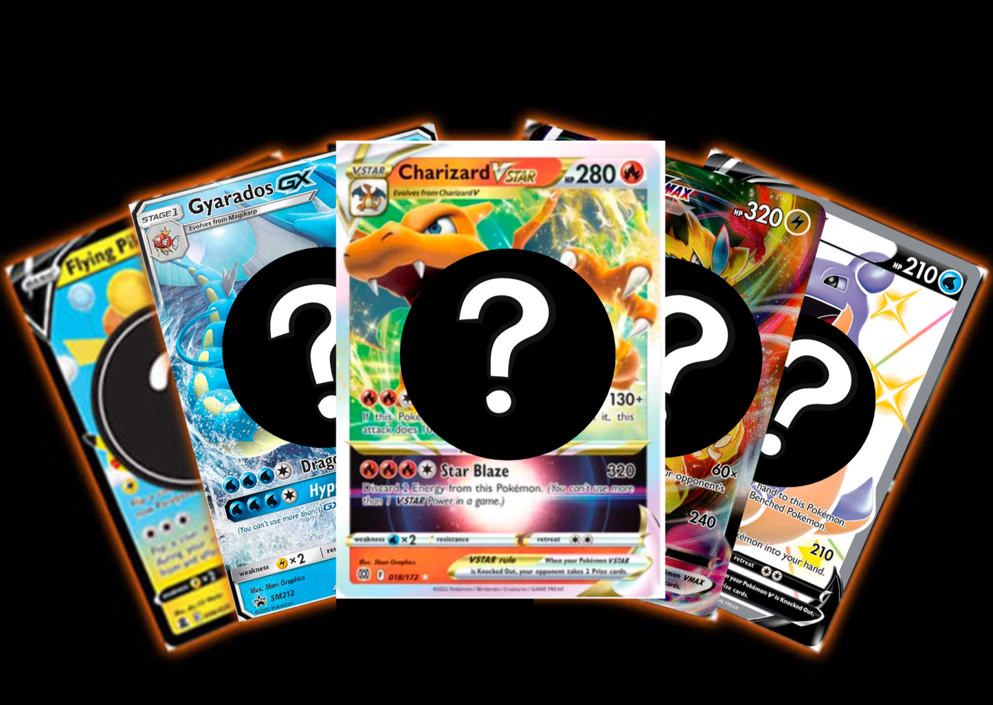 Pokemon Blazing God Pack (5 Ultra Rare Cards)