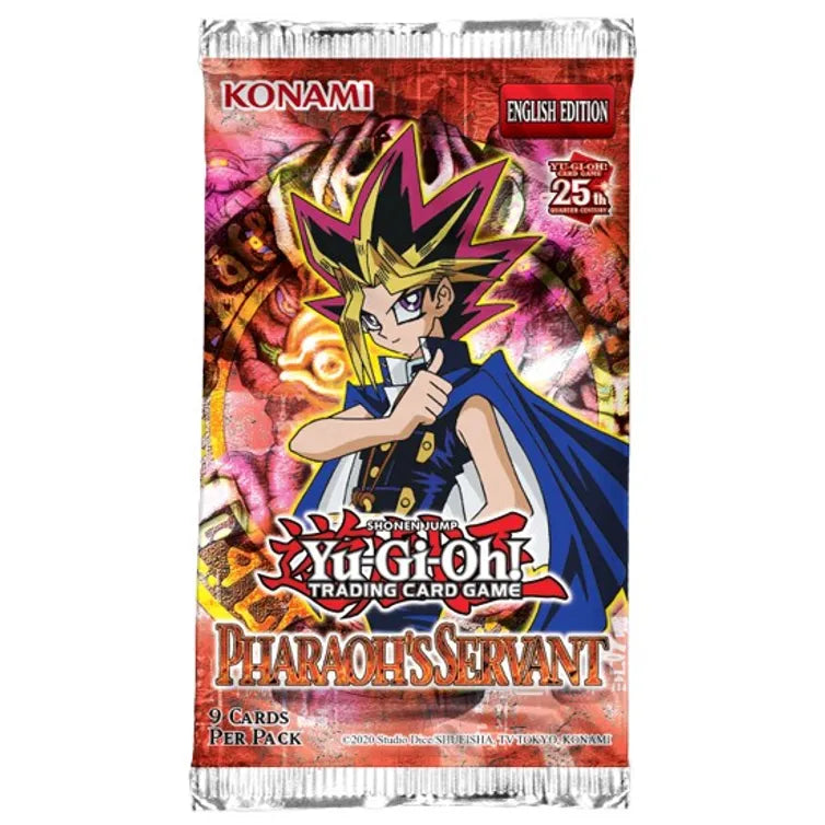 Pharoah's Servant Yugioh Booster Pack 25th Anniversary Booster Pack