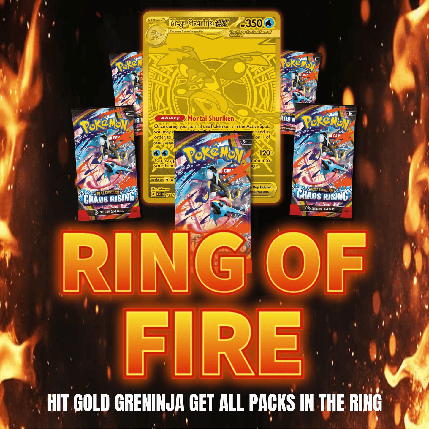 RING OF FIRE CHAOS RISING (5 PACK)