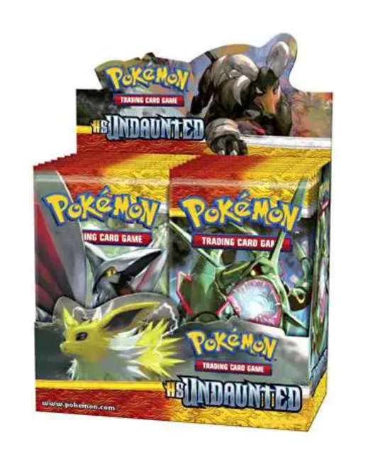 HeartGold SoulSilver Undaunted Booster Pack - Box Fresh