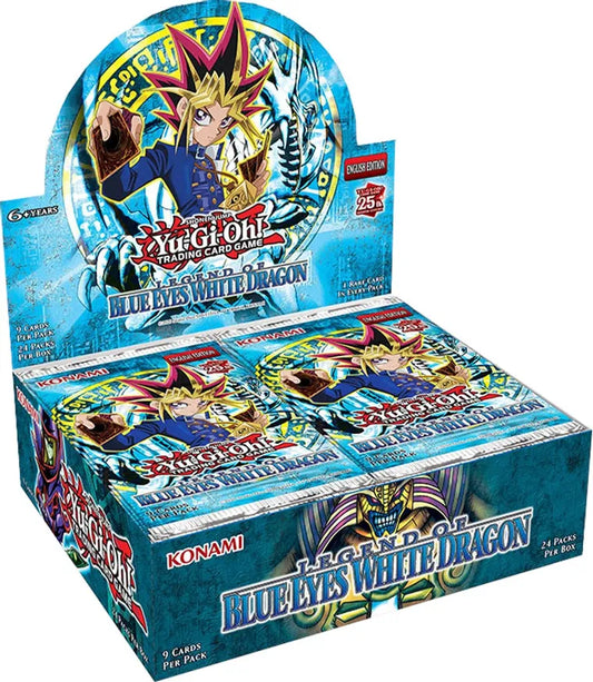 Legend of Blue-Eyes White Dragon Yugioh Booster Box 25th Anniversary