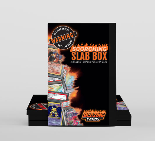 Scorching Slab Box - 1 PSA/Beckett English or Japanese Graded Card